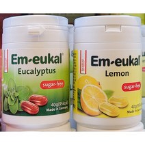 Emeukal 엠오이칼 캔디 (무가당) 40g (유칼립투스 레몬 / 2종 택1) / 독일