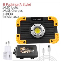 충전타카 고출력 타카총 건타카 실타카 손타카 usb 충전식 손전등 cob led 손전등 야외 사냥 캠핑 토치 텐트 랜턴 18650 또는 aaa, b 패킹 - 스타일, 1x18650 배터리가 있습니다