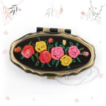 후야몰/대량구매 자수용 긴 타원 약함-청동 5개세트 공방 수업용 반제품/프랑스자수 DIY, 긴타원약함-청동5개세트