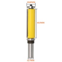 6.35mm 12.7mm 이중 더블 베어링 트리머날 루터날 라우터 비트 목공 보링 커터, Z01106