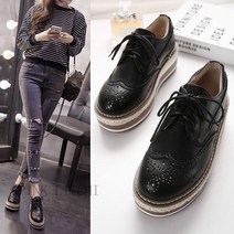 SAMARA 여성 로퍼 캐주얼 영국 키높이 스니커즈 단화 Apri2WXX414XZ01