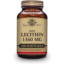 솔가 내추럴 대두 소이 콩 인지질 레시틴 Soya Lecithin 1360 mg 100젤
