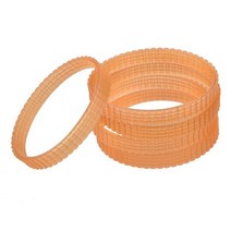 전기대패 전동 목공 자동 미니 석고 대패 수압 충전 히타치 f20a 용 5 pcs 9.6mm 너비 드라이브 벨트, 주황색