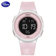 아동손목시계 디즈니 남자 트렌드 청소년 운동 방수 미드 남아 디지털 식 전자시계 4351787895, 엘사 핑크 SF -54203P