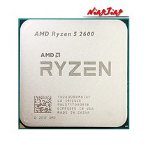 라이젠 amd ryzen 5 2600 r5 2600 3.4GHz 6코어 12쓰레드 65w CPU 프로세서 yd2600bbm6iaf 소켓 am4, 없음