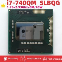 cpu 성능 메인보드 그래픽 카드 하드웨어코어 i7-620M 노트북 CPU 프로세서 소켓 G1 PGA988 HM55, 04 i7 740QM VRAM1G