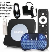 셋탑박스 셋톱박스 Mecool-KM2/KM2 플러스 4K 안드로이드 TV 박스 Amlogic S905X4 2GB 16GB USB3.0 100M L, 03 KM2 plus 32G USB_01 미국 플러그