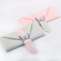 에스큐에스샵 나비장식 예단비봉투 현금예단봉투 세뱃돈봉투 봉채비봉투 - 나비 돈보, 분홍