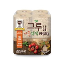 [無형광]그루 키친타올 230매x4롤, 단품