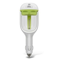 황사 미세먼지 뜨거운 판매 미니 휴대용 자동차 가습기 dc 12v 공기 청정기 auto, 초록