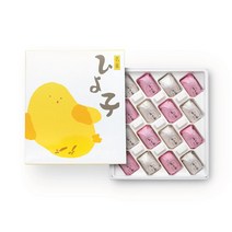 HIYOKO 히요코 만쥬 홍백 병아리 빵 16개입 일본직구, 1팩