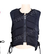 승마 조끼 성인 남녀공용 안전조끼 장비, 블랙 L 165-175CM