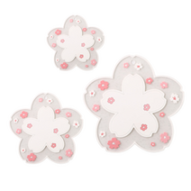 유성마켓 다용도 걸이식 냄비 받침 3종세트, 화이트