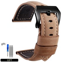 SEIKO 세이코 시계 호환 파네라이 111 441 24 26mm 가죽 시계 레더 스트랩 스마트워치 밴드 시계줄