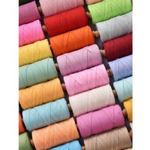 3.0mm 80yard 우동실 민자로프 / 브레이드실 마크라메실 얇은우동끈 컬러로프 ( 64칼라 ), No.08