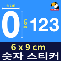 숫자스티커/큰숫자/전화번호/차번호/등번호/스티커/디자이나, D-1, 빨간색, 반전방향(창문안쪽붙임)