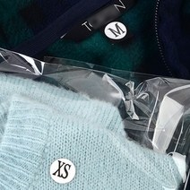 의류사이즈스티커 1.3cm 원형 옷크기별분류테이프, 사이즈