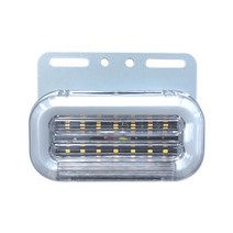 트레일러 클리어런스 조명 24V LED 마커 조명 10 개 트럭 조명 밴 사이드 라이트 레드 화이트 앰버, 04 White