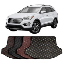 현대 맥스크루즈 (7인승/일체형) 맞춤 가죽 에디션 트렁크매트+뒷열 등받이커버 풀세트 차박 캠핑, 브라운