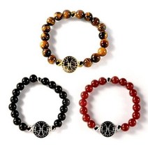 아트박스/이쁨 십자가 향기 원석팔찌 커플팔찌