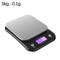 정밀 계량 전자 디지털 주방 저울 고정밀 스테인레스 스틸 3kg5kg10kg 01g1g 요리용 등받이 포함, 없음, 없음, 2.B23 5kg 01g