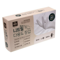 태화 니트릴 베이직 장갑 100매 대(L), 4개
