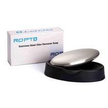 ROPTO스테인리스 스틸 비누 손 냄새 제거 바 손과 피부 주방 용품에서 양파 마늘 향기와 같은 냄새를 제거합니다