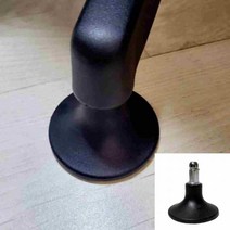 의자 바퀴 대체 고정 대체 발 발굽 교체 오발다리 무회전 마개 캡, 단품, 단품