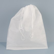 무지 흰색 부직포 포장 주머니 더스트백 파우치 대형