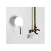 30대 싱글라이프 샤워실 벽붙착 미니거울 인테리어