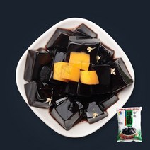 kirahosi 키라호시 중국식품 화이트 젤리 500g 화이트 젤리 원료 분말 투명한 젤리 수제 식용 젤리 원료 B1J1R7, 보여진 바와 같이, 블랙 젤리 묵 500g