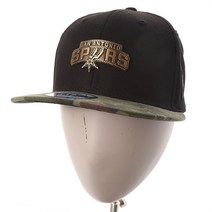 NBA NC02 카모 배색 메탈 포인트 스냅백 N215AP632P56