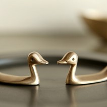 [AK PLAZA] [놋담] 유기 오리 수저받침 2P세트, 옵션선택