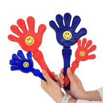 혀누닷컴 체육대회 운동회 콘서트 짝짝이 응원도구 손바닥 응원용품, 블루