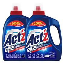 액츠 퍼펙트 3.2L(일반드럼겸용)액체세제 베이킹소다, 2개, 3.2L