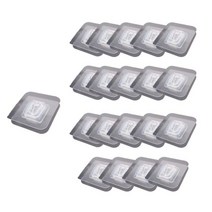 착착 못없이액자걸기 멀티탭 초강력 매직후크 고리, 1set(20개)