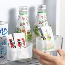 [모비딕컴퍼니] 냉장고선반트레이 냉장고튜브 데스크오거나이저 캔트레이 냉장고수납통 phiao, 잇★ 클립형 미니포켓 트레이 냉장고 소스정리 정리함 2, 잇★ 2P 1SET