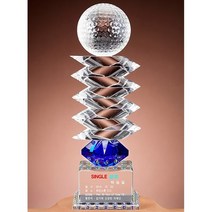 크리스탈 트로피 F1472 골프 트로피, 없음