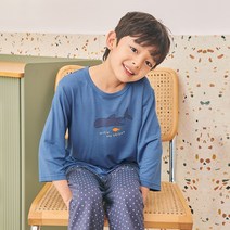수아팜 남아 키즈 내의 세트 고래