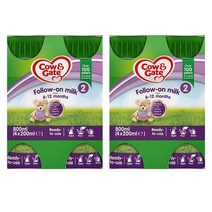 Cow and Gate 카우 게이트 2단계 200ml 4개 2팩