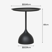 낮은침대 북유럽 스타일 라운드 금속 커피 테이블 가정용 가구 거실 보조 센터 사이드 티 디자인 침대, 02 low tea table
