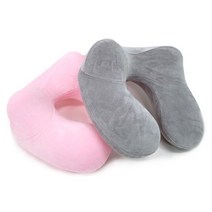 러브옥스 에어룬 에어 목쿠션 여행용 차량용 목베개, 그레이