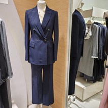 (정품)더아이잗뉴욕 더아이잗2022봄여름최신상 밀라노 스트라이프정장바지셋트