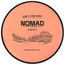 MVP Disc Sports Electron Nomad (펌) James Conrad 에디션 디스크 골프 퍼터 (170-175g / 색상은 다를 수 있음), Medium, 170-175g