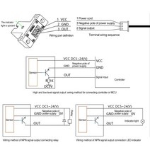 저수위 고수위 경보 감지기Y27C 비접촉 액체 센서 NPN 출력 V 높은 낮은 레벨 물 부족 경보 정전 용량 수위, 02 V Level Output_03 D8