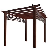 조립식 파고라 테라스 야외 정원 옥상 원두막 정자, 길이 4미터   폭 4미터   높이 2.6미터