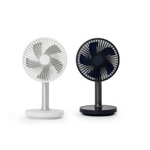 다이젠 탁상용 무선선풍기 (화이트) 저소음 써큘레이터 LED기능, 1개