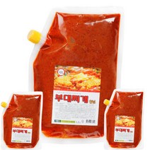 [엘로가든] 돼지고기김치찜 두부탕 양념소스 부대찌게 양념 1.2kg (체인점용), 부대찌게양념 1.2kg*3개