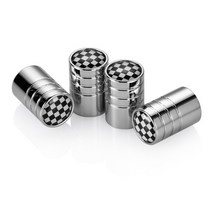 자동차 휠 타이어 자동차 휠 타이어 림 부품 밸브 스템 스크류 캡 미니 쿠퍼용 R55 컨트리맨 클럽맨용, 03 Checker