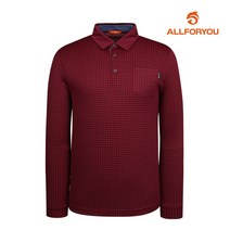 [올포유] 남성 체크 카라 티셔츠 AMTYI3102-415_G